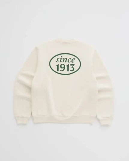 Madhappy Antique Joe Stone Crab Fleece Crewneck White