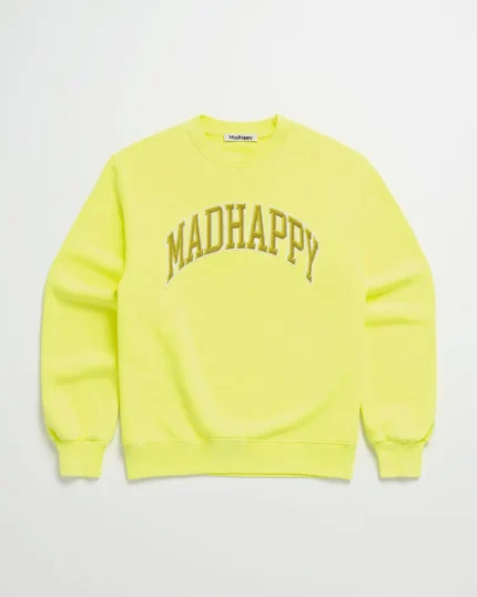 Madhappy Yellow Crewneck Sweatshirt
