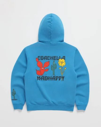 Gulf Madhappy Coachella Fleece Blue Hoodie