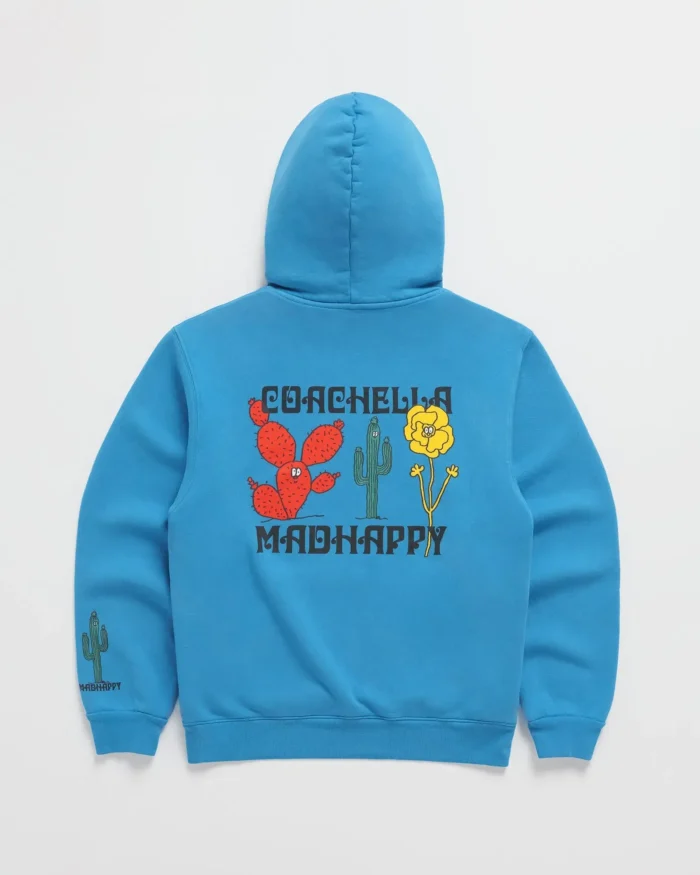 Gulf Madhappy Coachella Fleece Blue Hoodie