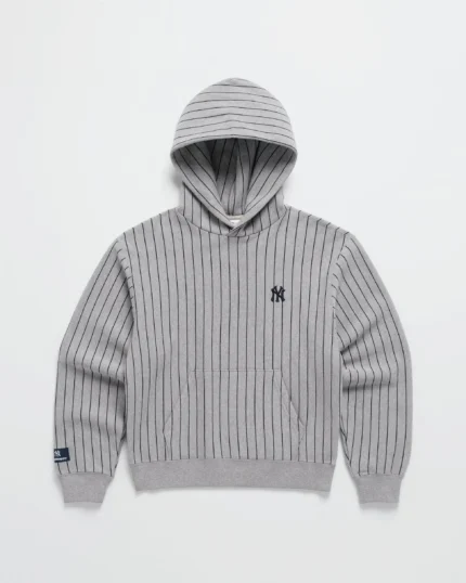 Heather Madhappy Yankees Pinstripe Hoodie