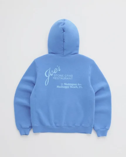Madhappy Kingfisher Joe’s Stone Crab Fleece Blue Hoodie