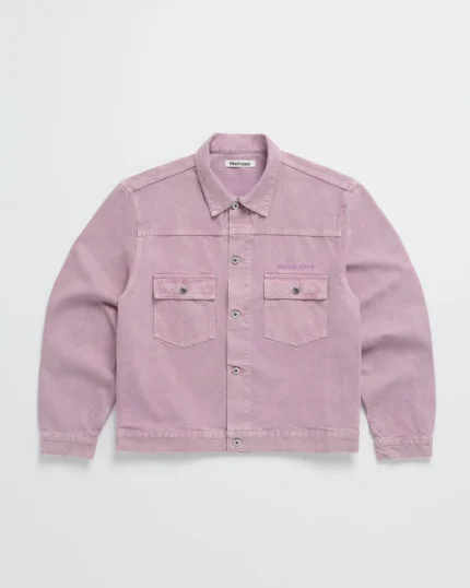 Madhappy Washed Twill Trucker Purple Jacket