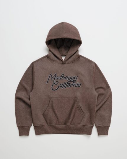 Madhappy California Glitter Midweight Hoodie – Brown