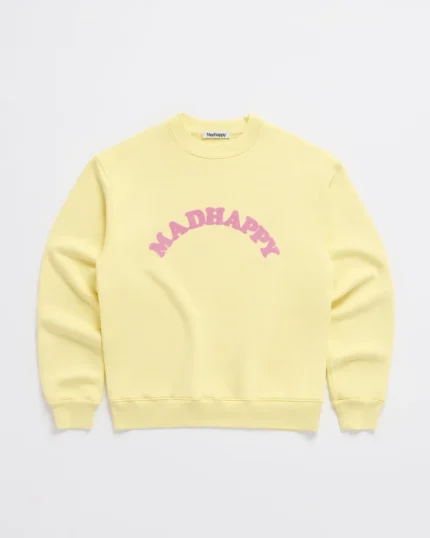 Madhappy Cooper Midweight Crewneck Yellow