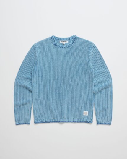 Madhappy Mended Rib Blue Sweater