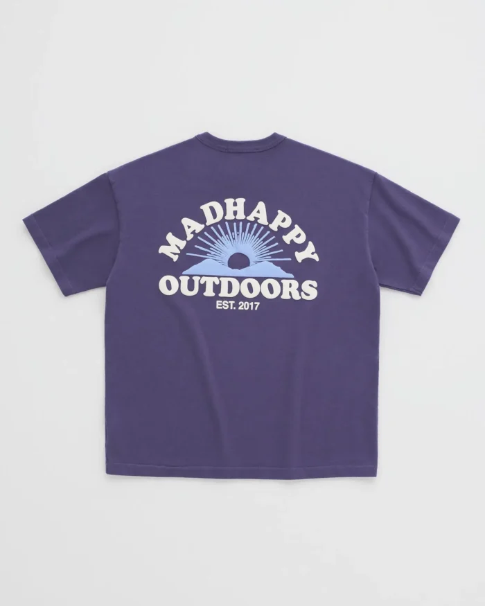 Madhappy Horizon Heavyweight T-shirt Blue Cascade