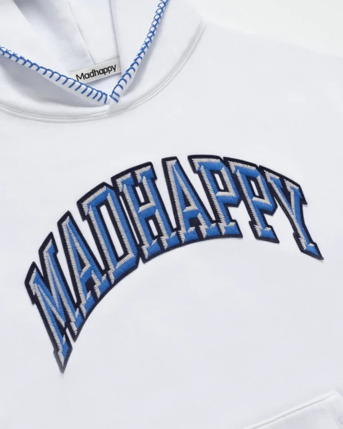Madhappy Optic Fleece White Hoodie