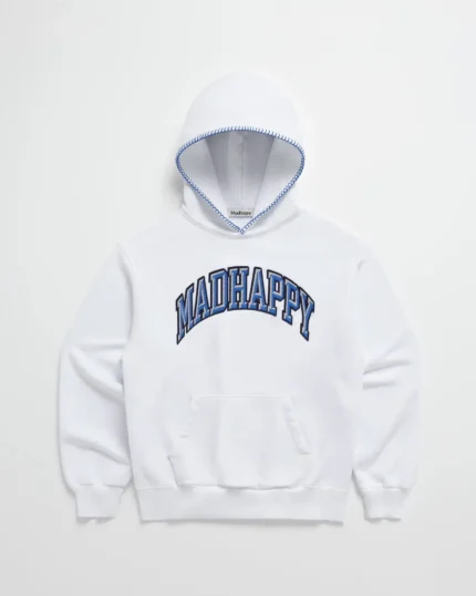 Madhappy Optic Fleece White Hoodie