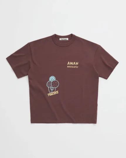 Madhappy Pantry AWAN Midweight Brown Tee Confection