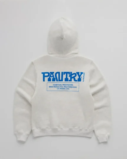 Madhappy Pantry Friends White Hoodie Ash