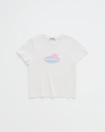 Madhappy Crown Shrunken White T-shirt