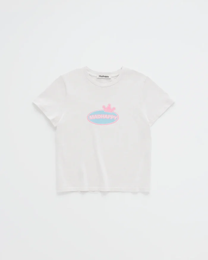 Madhappy Crown Shrunken White T-shirt