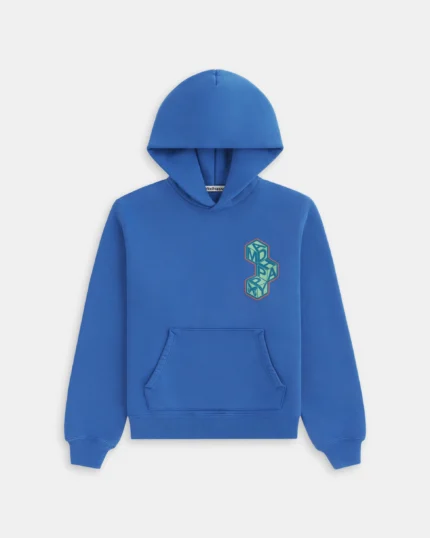 Madhappy Cube Fleece Blue Hoodie