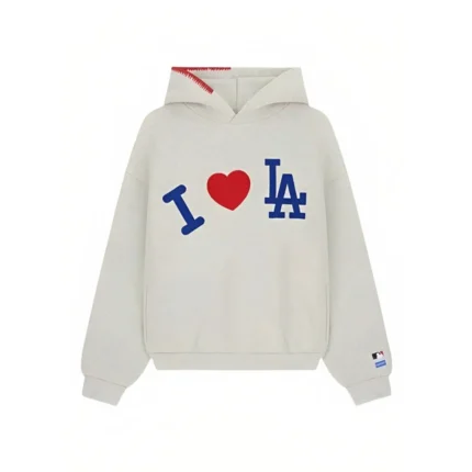 I Love La Madhappy White Hoodie