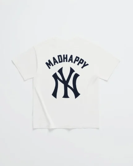 Madhappy Yankees Midweight White T-Shirt