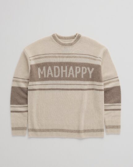 Madhappy Hockey Stripe Cashmere Crewneck